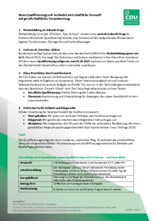 Februar 2026 I Neue Qualifizierungszeit verbindet wirtschaftliche Vernunft mit gesellschaftlicher Verantwortung